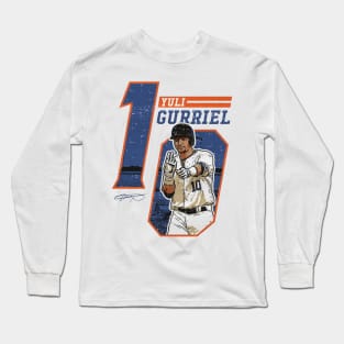 Yuli Gurriel Houston Deuces Offset Long Sleeve T-Shirt